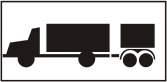 Φορτηγό με ρυμουλκούμενο όχημα (νταλίκα) πλην ρυμουλκούμενου ενός άξονα.